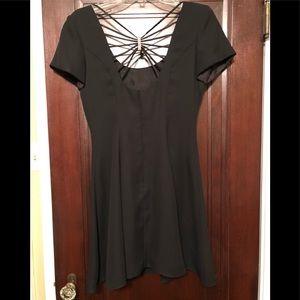 Black cocktail dress